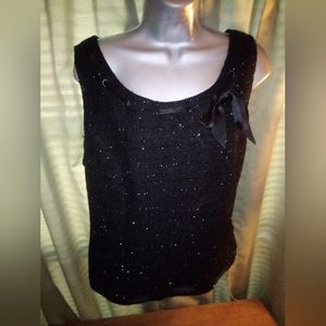 Anna Papell Dress Tank with Low Cut Zippered Back Women's Size 16